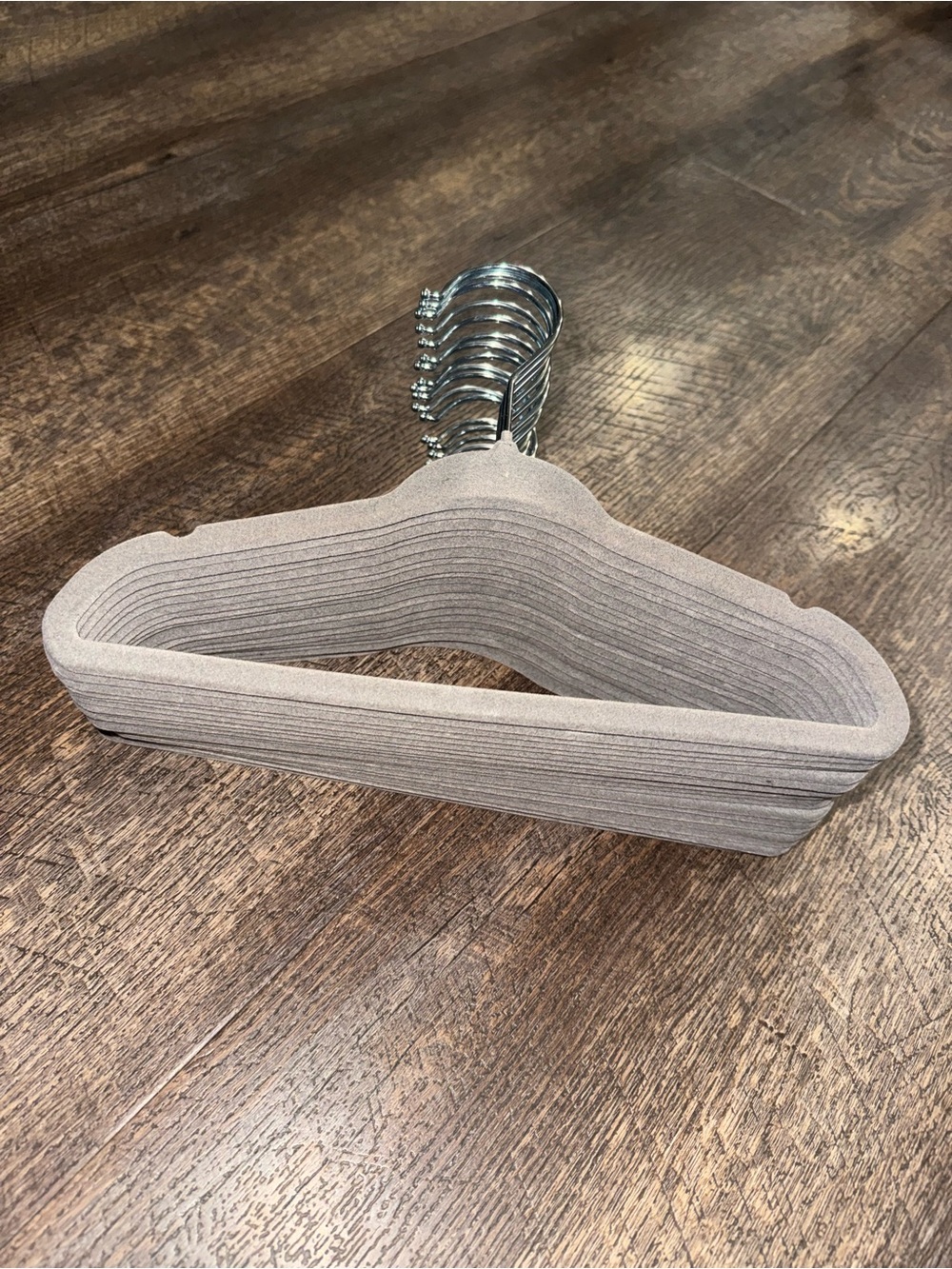 Non-Branded kids Velvet Hangers - Gray (Set)